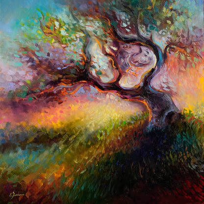 Ethereal Dawn Original Oil Painting