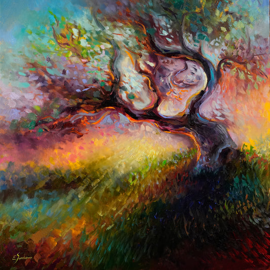 Ethereal Dawn Original Oil Painting