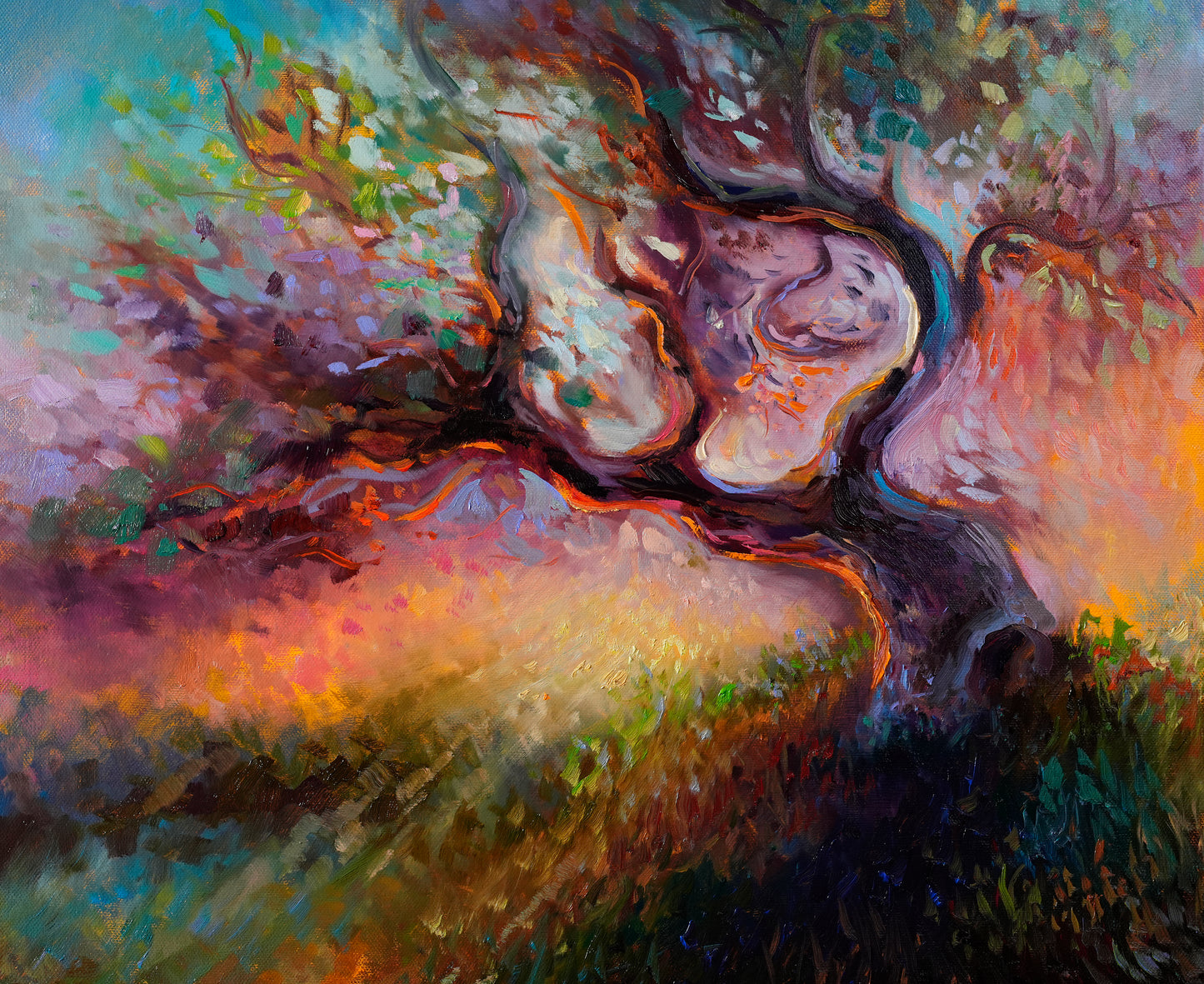 Ethereal Dawn Original Oil Painting