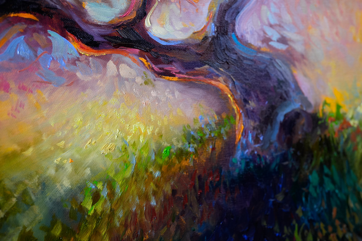 Ethereal Dawn Original Oil Painting