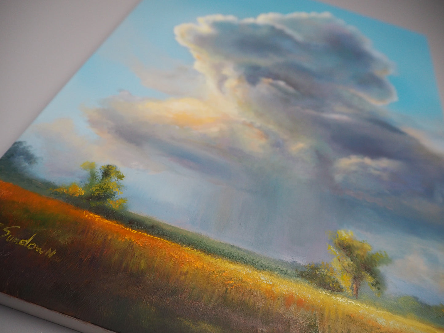 "In the Cloud" Cloud Original Oil Painting