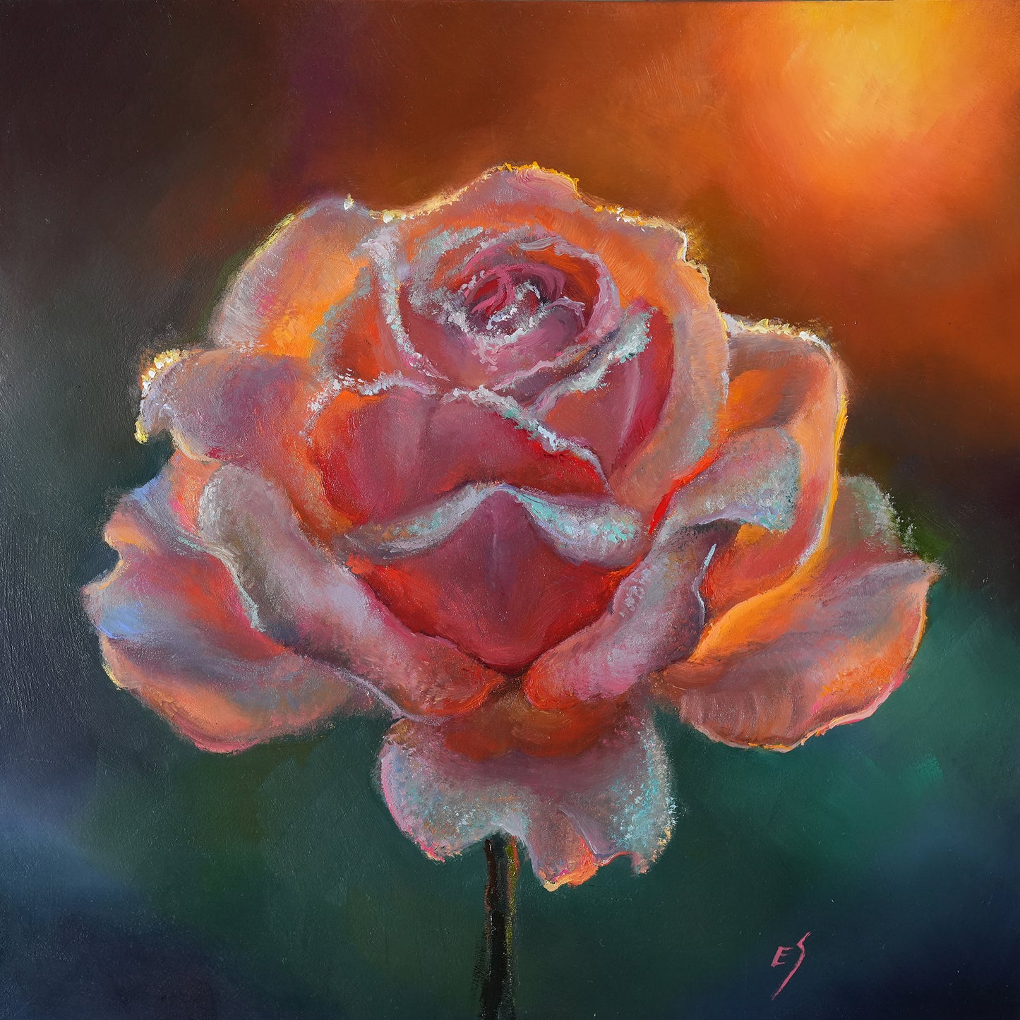 Rose original Oil Painting