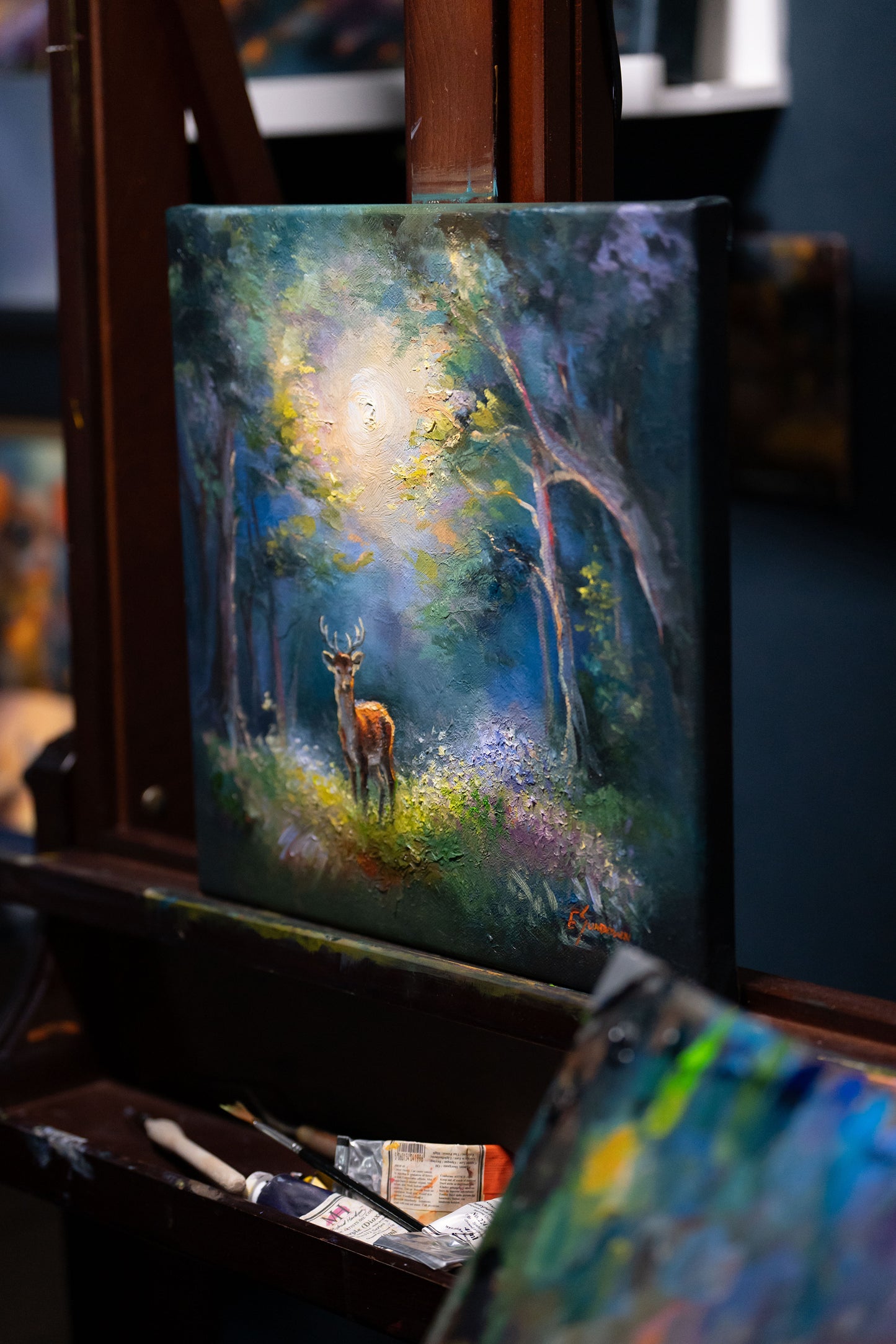 Moonlit Original Oil painting