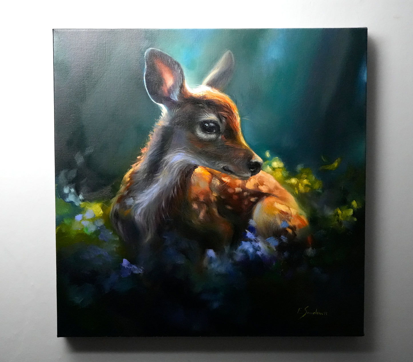 Fawn Original Oil painting